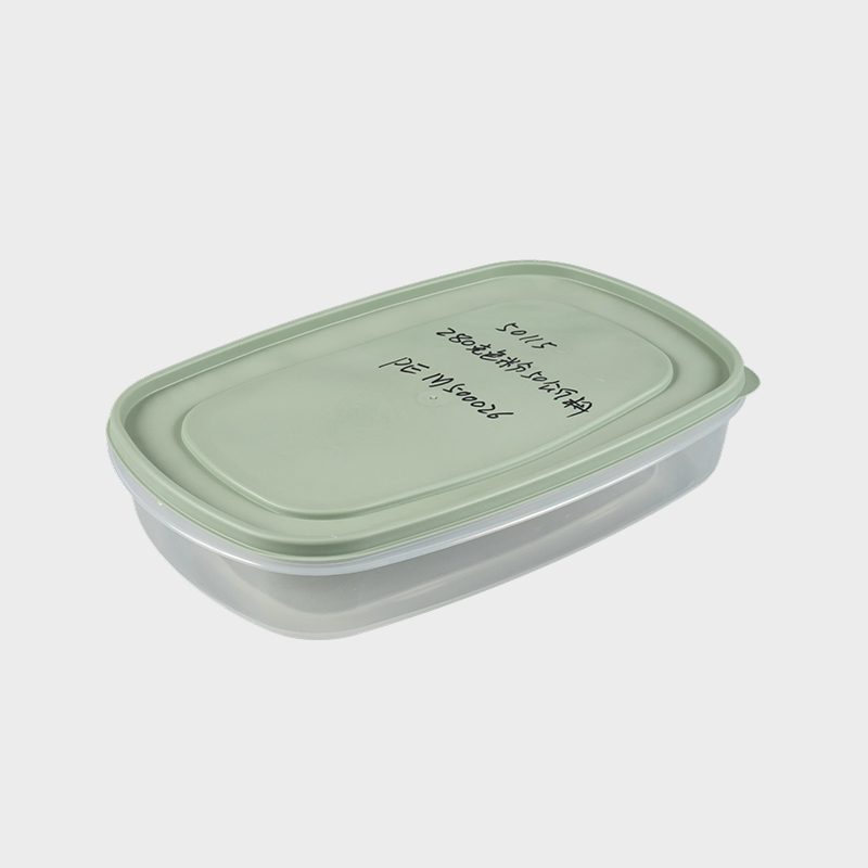 Transparante opbergdoos met handvat en deksel PFB057