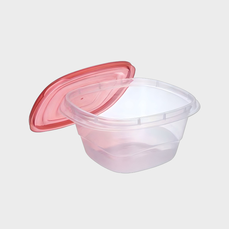 PFB008 Vierkante PP voedsel- en landbouwopslagcontainerset van 1200 ml