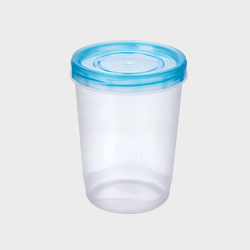 PFB020 946 ml (1 kwart) PP industriële diepvriesdessertbewaarbeker met hoge cilinder